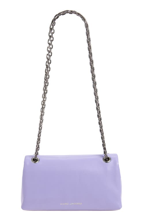 Shop Marc Jacobs The Dual Chain Leather Wallet On A Chain In Lilac