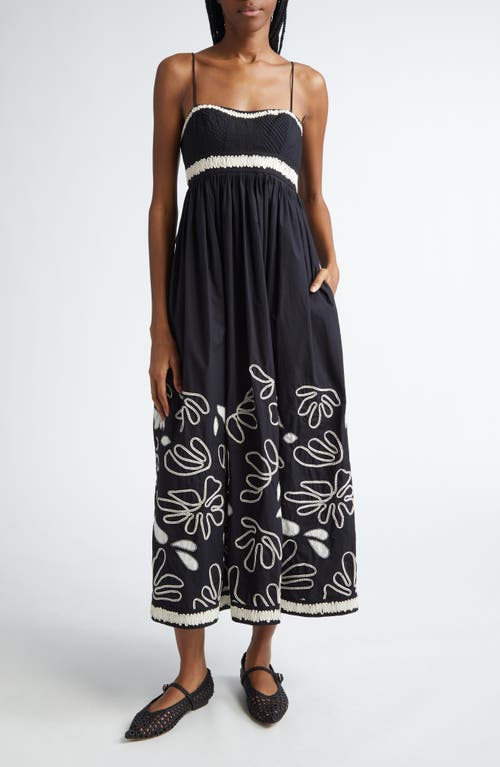 Ulla Johnson Hollis Sleeveless Maxi Dress Raven at Nordstrom,