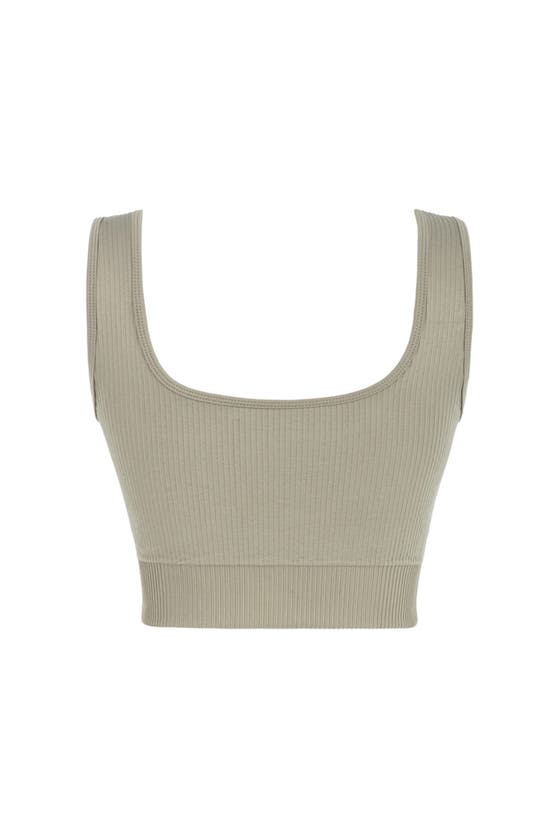 Shop Nocturne Ribbed Crop Top In Multi-colored