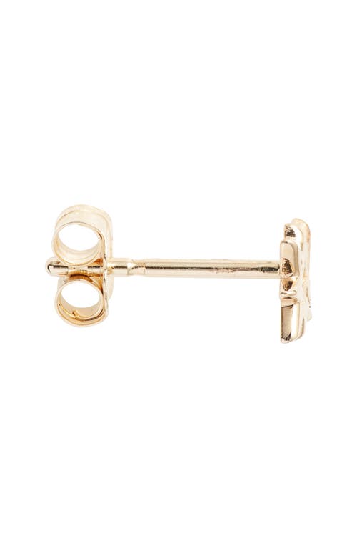 Anzie Jac & Jo Diamond Starburst Single Stud Earring In Gold