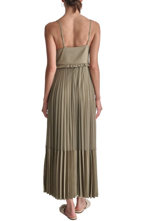 DKNY Sleeveless Pleated Maxi Dress at Nordstrom,