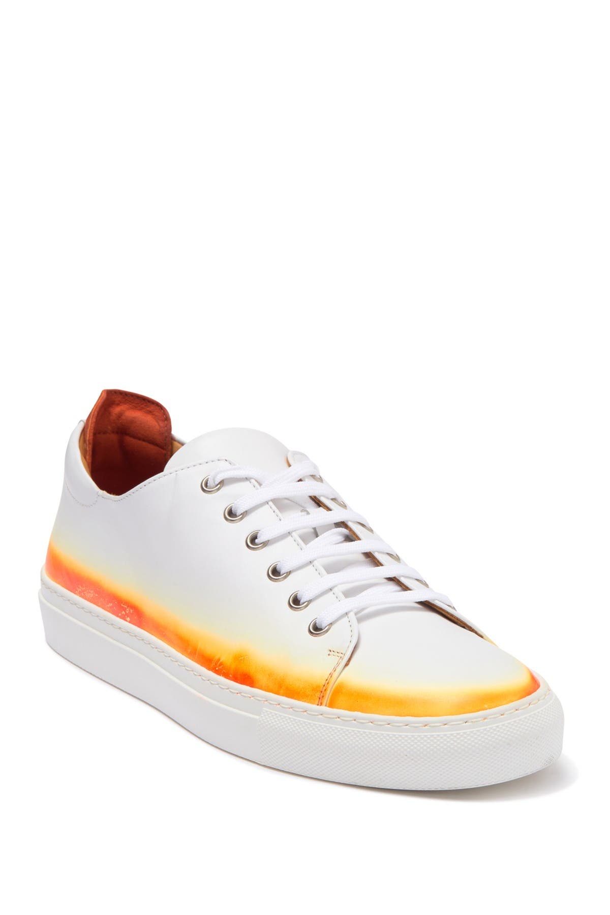 donald pliner alan leather sneaker