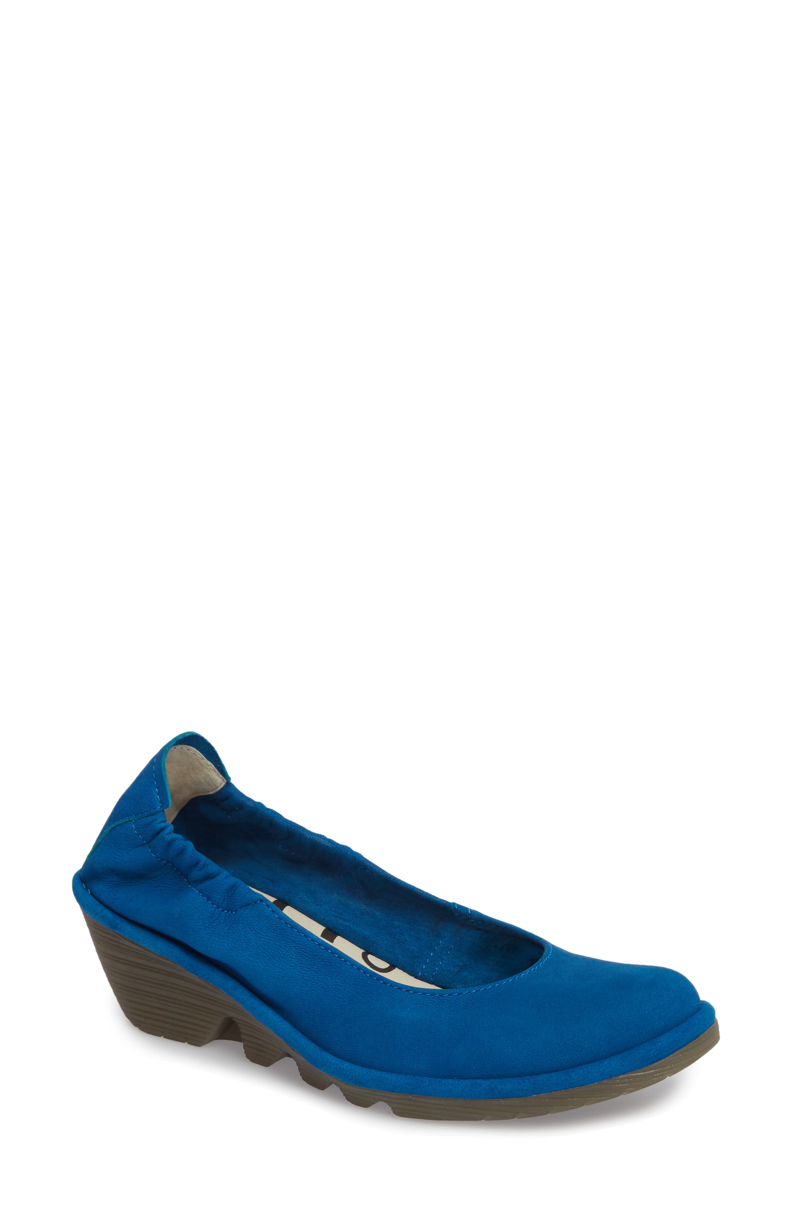 Fly London Pled Wedge, Blue