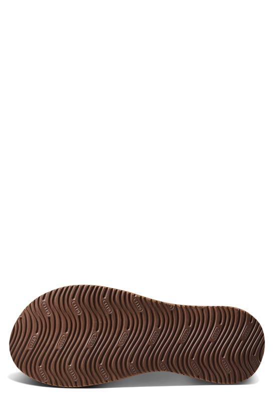 Shop Reef Cushion Phantom 2.0 Flip Flop In Brown/ Black