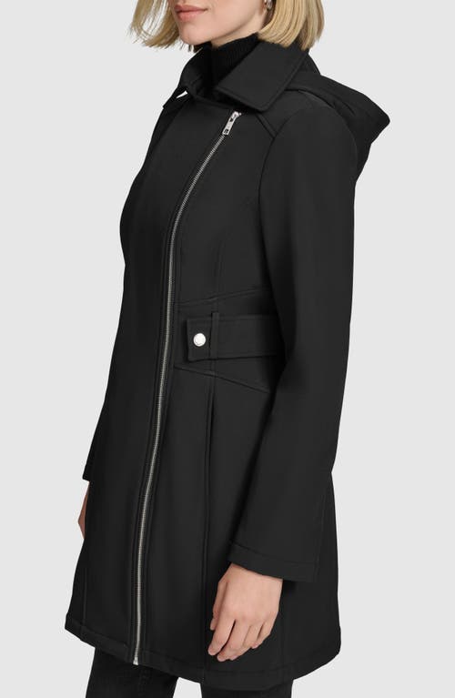 Andrew Marc Saylor Coat In Black