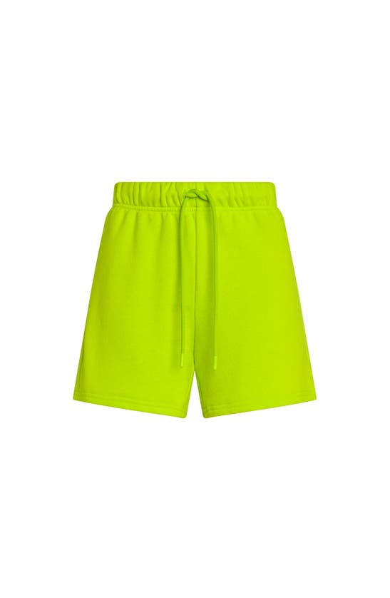Shop Electric Yoga Gym Shorts In Lime Punch