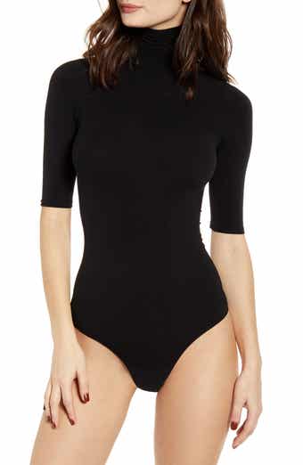 SPANX, Tops, New Spanx Suit Yourself Long Sleeve Thong Bodysuit Black