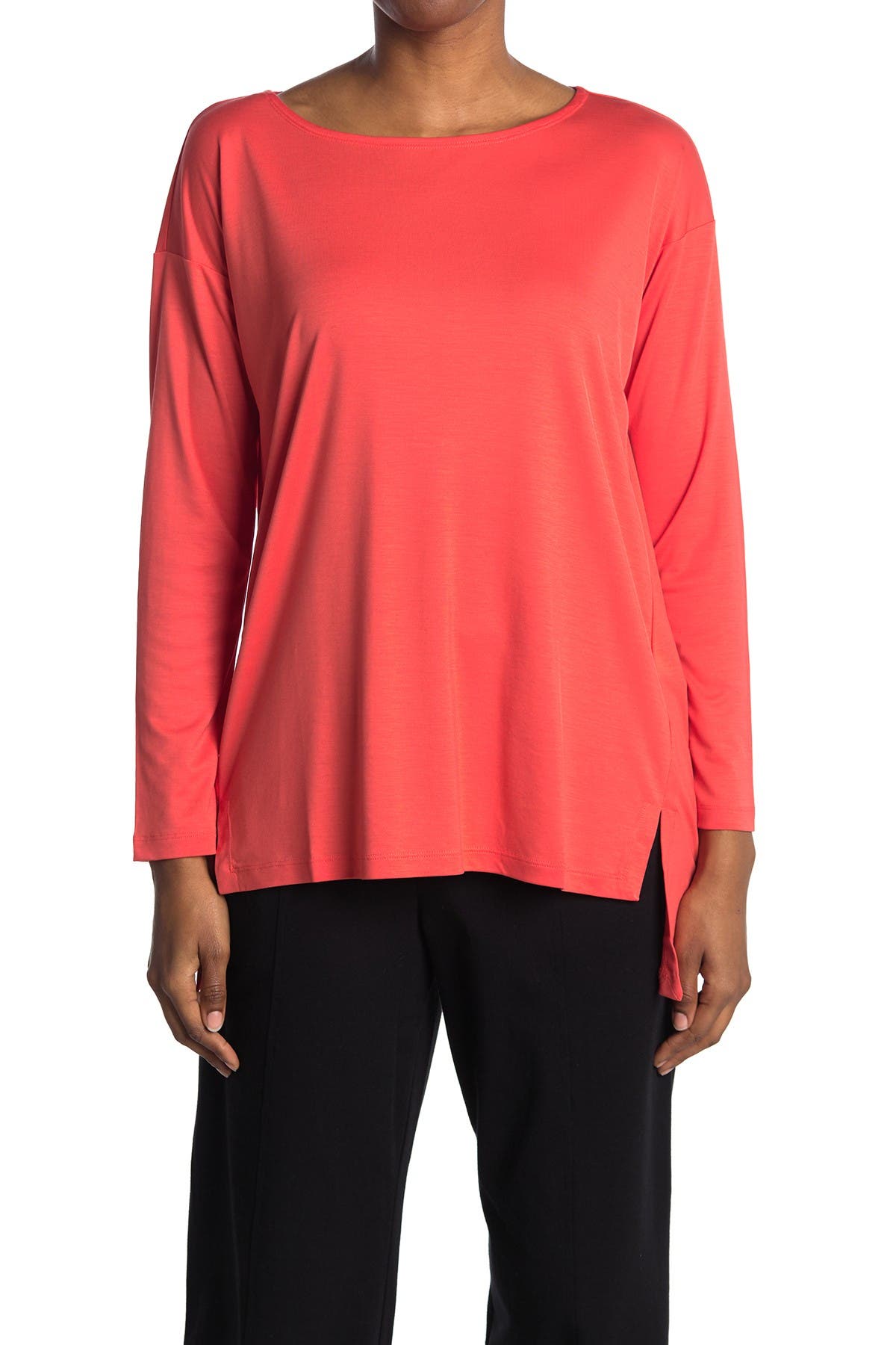 eileen fisher ballet neck top