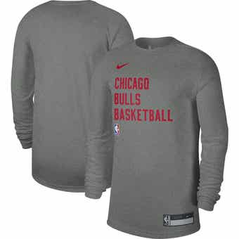 Chicago Bulls Nike Long Sleeve Practice T-Shirt - Youth