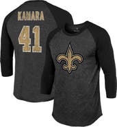 Men's Nike Alvin Kamara Black New Orleans Saints Player Name & Number Long Sleeve T-Shirt Size: Small