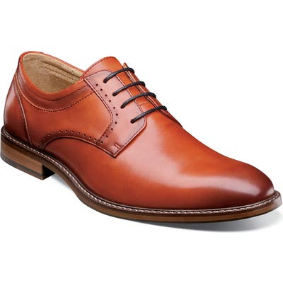 Stacy Adams Faulkner Plain Toe Derby- Red
