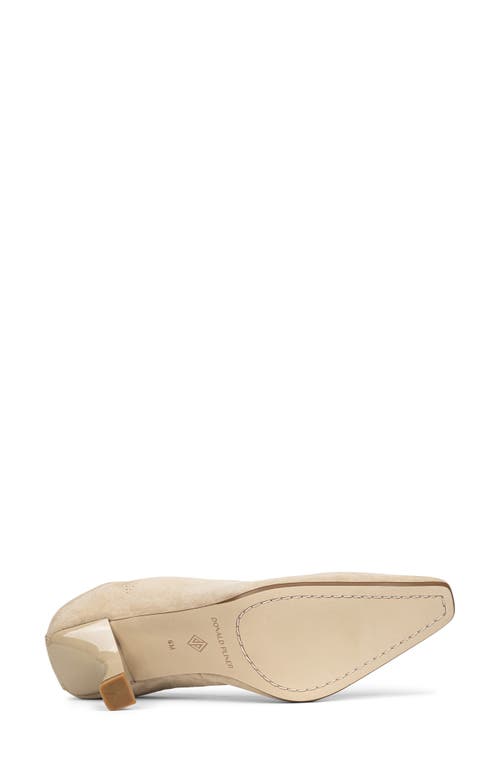 Shop Donald Pliner Square Toe Pump In Sand