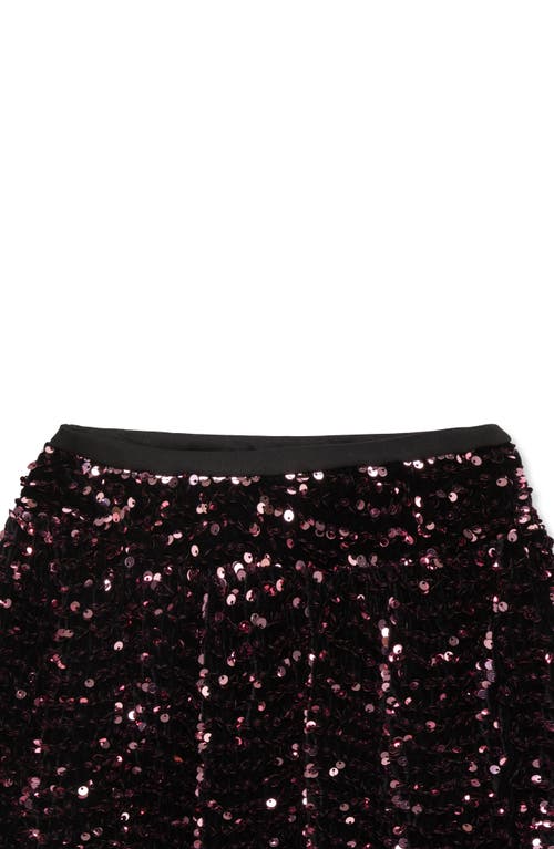 Shop Peek Aren't You Curious Kids' Sequin Heart Sweatshirt & Skirt Set In Light Pink