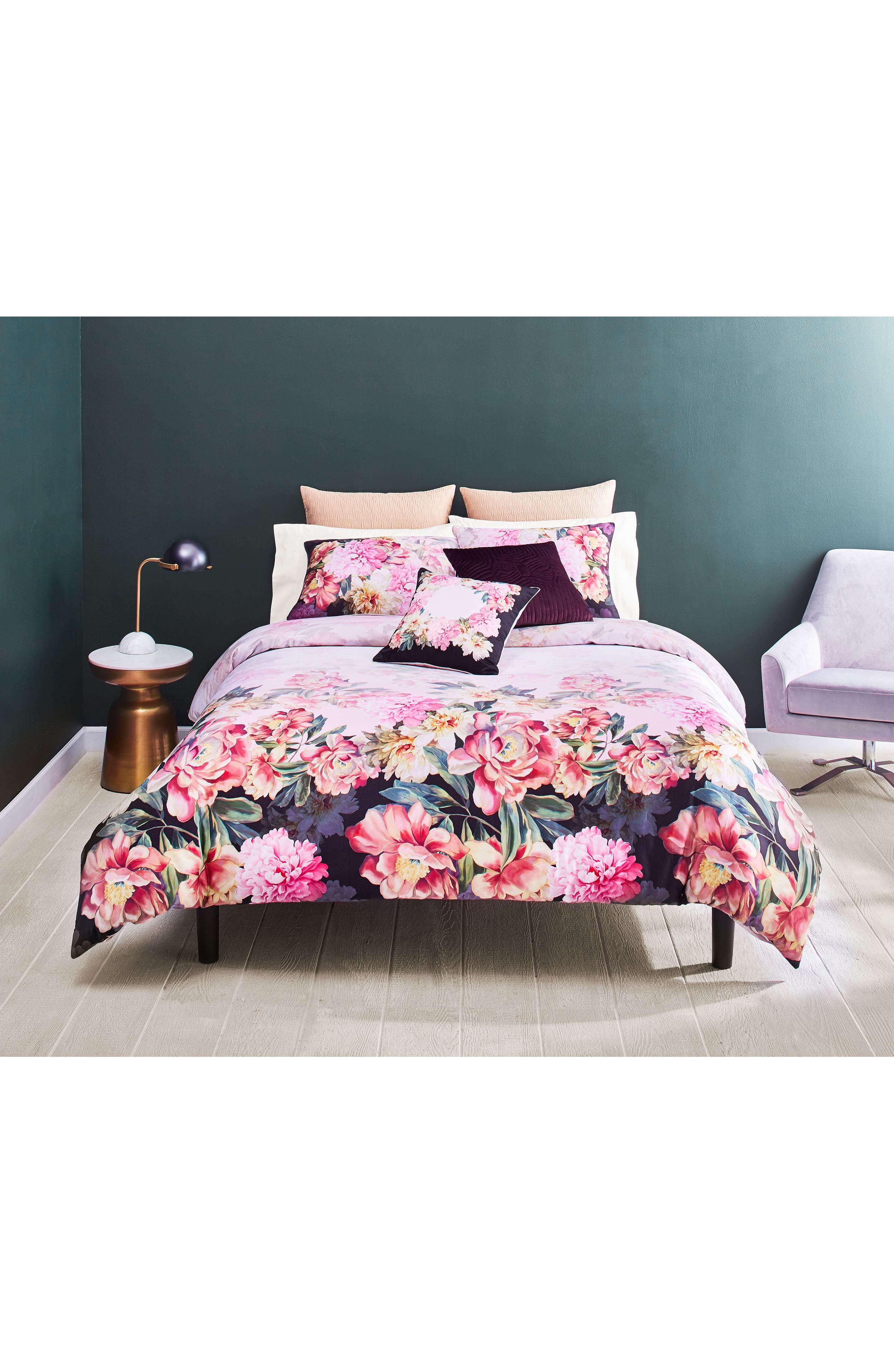Ted Baker Painted Posie Accent Pillow In Pink