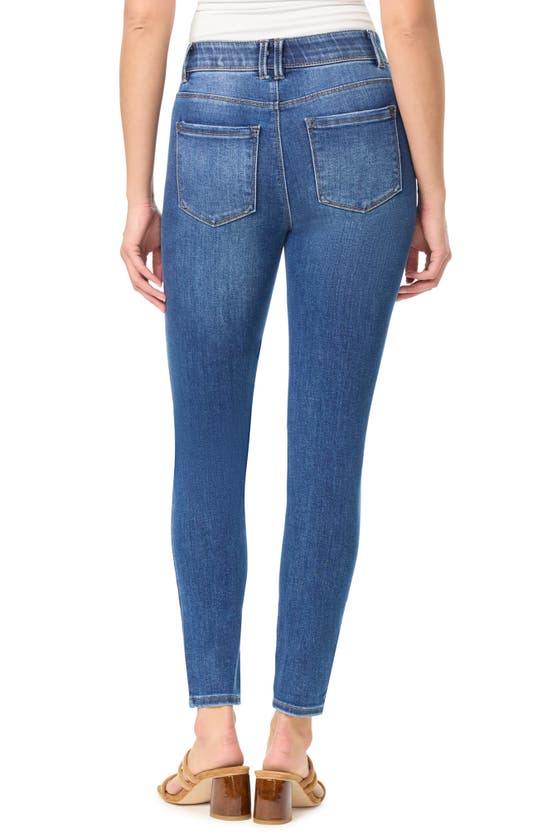 Curve Appeal Nicki High Waist Ankle Skinny Jeans In Union