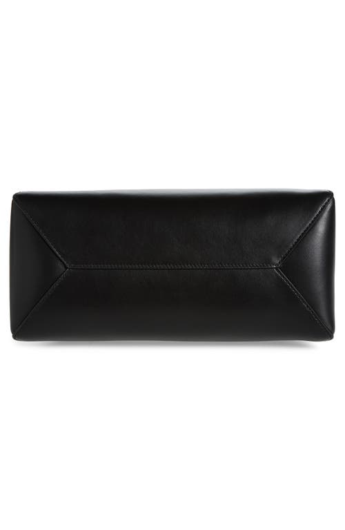 Jimmy Choo Diamond Structured Shoulder Bag With Metal Hardware In Black/gold