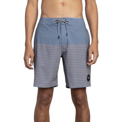 Rvca Curren Board Shorts, Blue