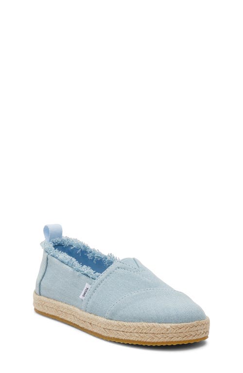 Toms Kids' Alpargata Slip-on In Light/pastel Blue