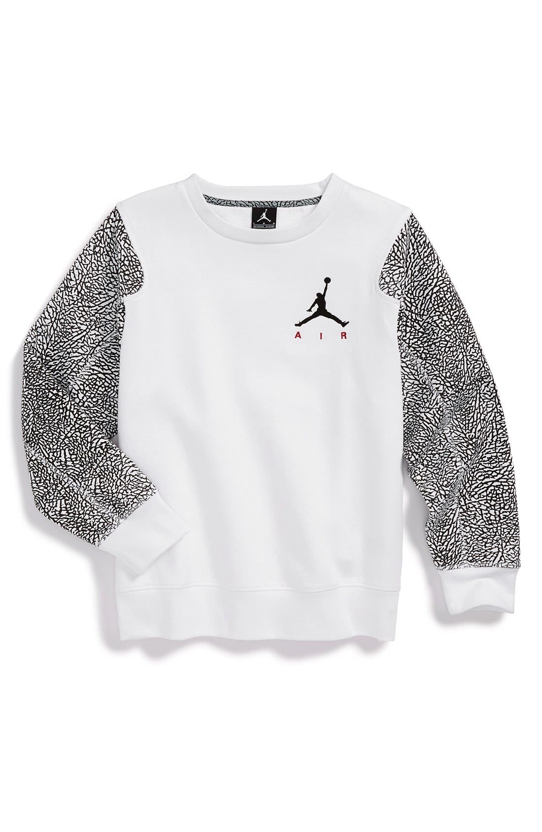 Jordan Fleece Crewneck Sweatshirt (Big 
