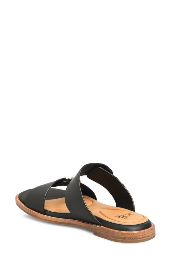 Söfft Noella Slide Sandal In Black