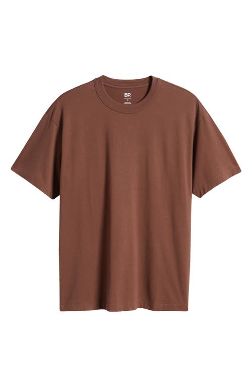 Shop Bp. Core Crewneck T-shirt In Brown Chestnut