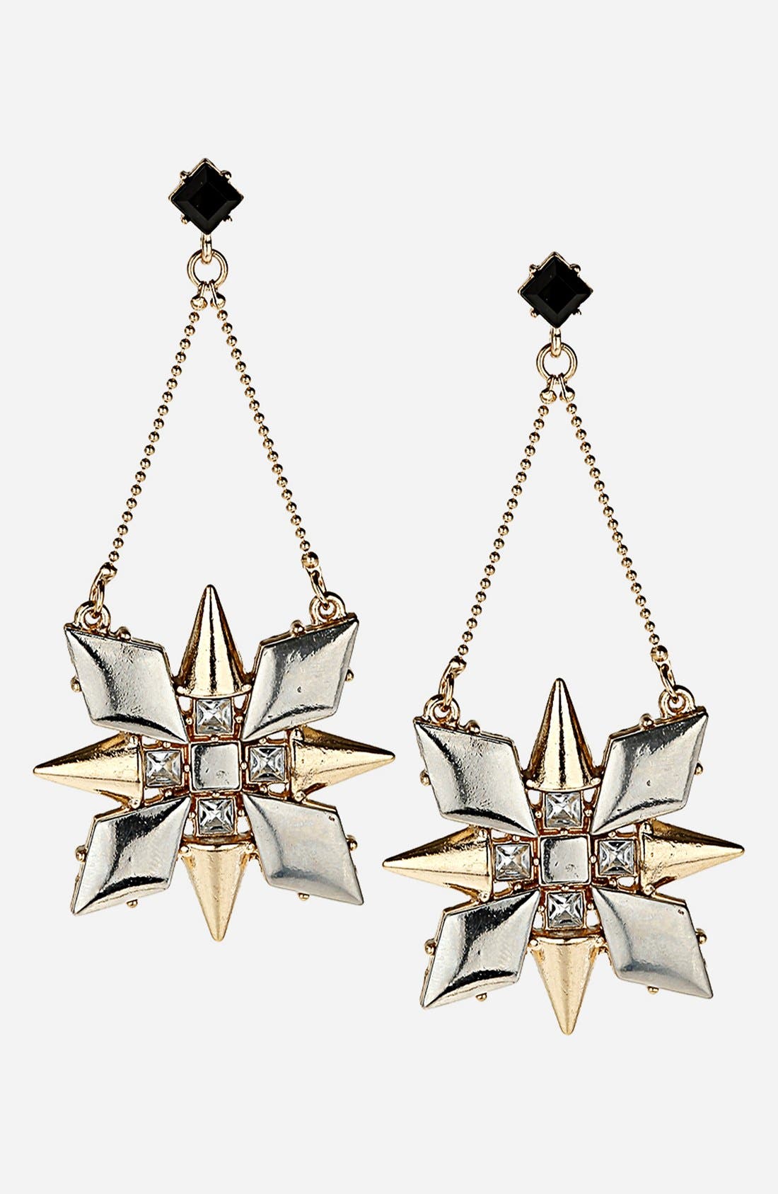 'Stud Flower' Drop Earrings Nordstrom