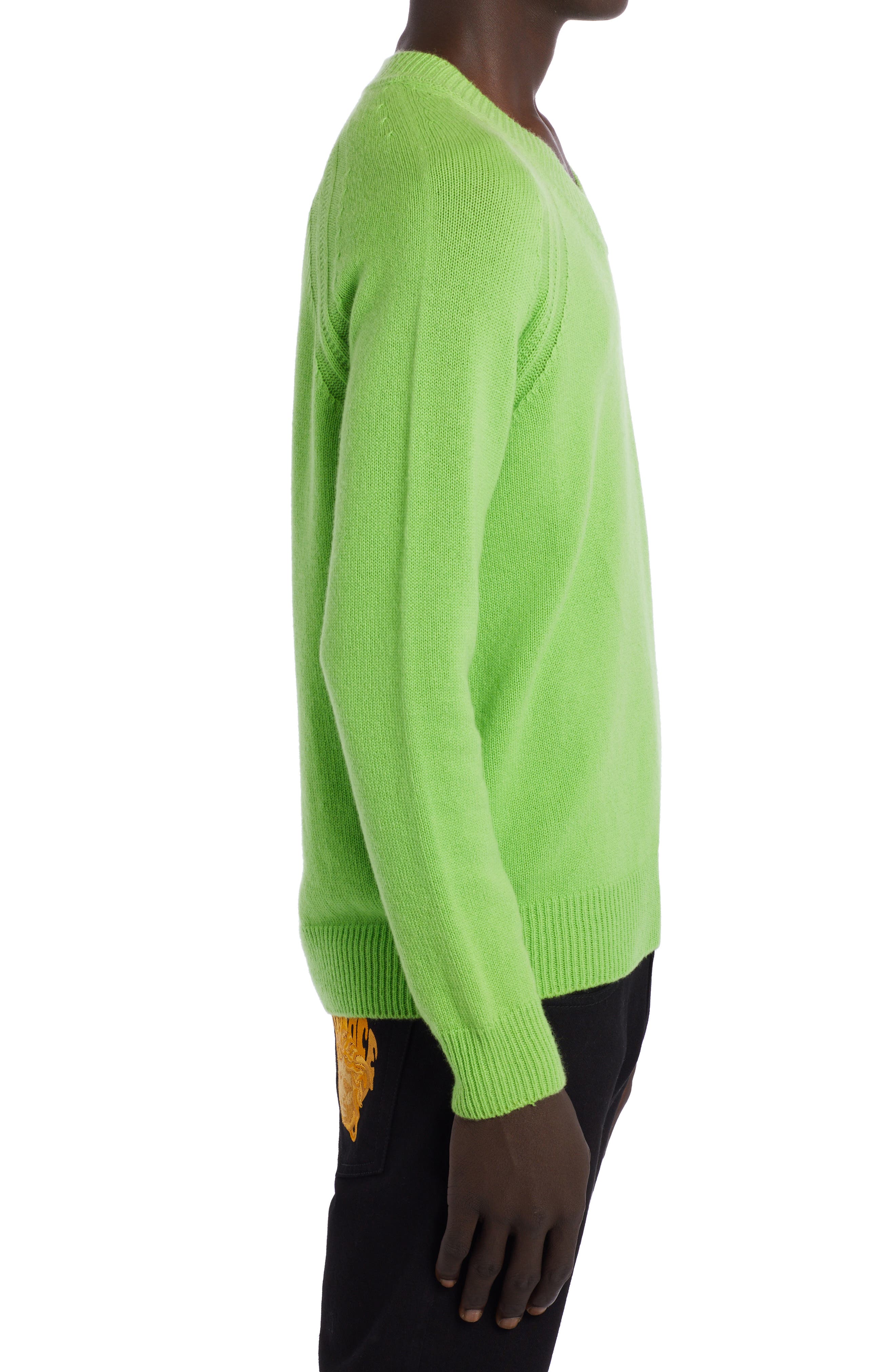 Versace Classic Medusa Cashmere V-Neck 
