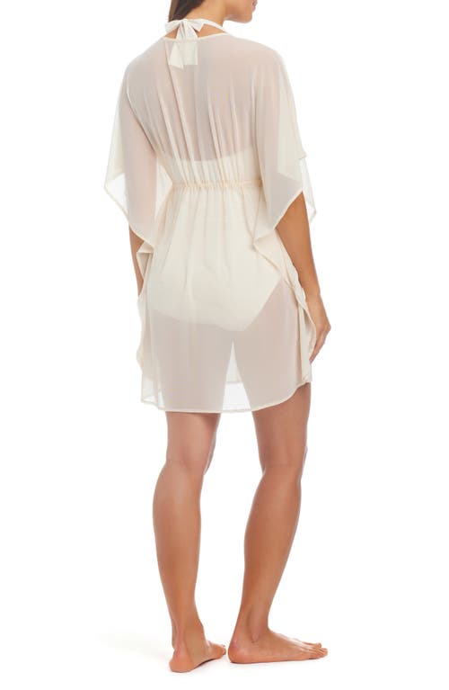 Shop Rod Beattie Mesh Cover-up Dress In Coconut Water