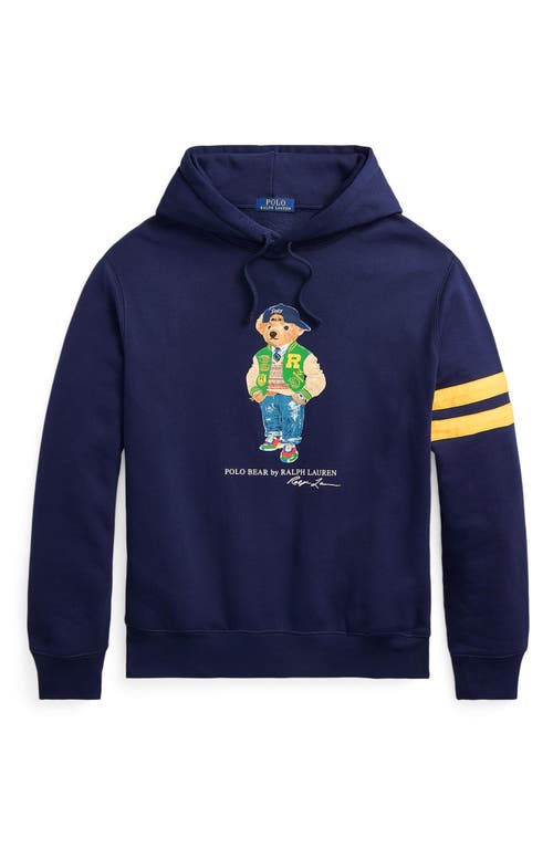 Shop Polo Ralph Lauren Polo Bear Hoodie In Newport Navy Bear