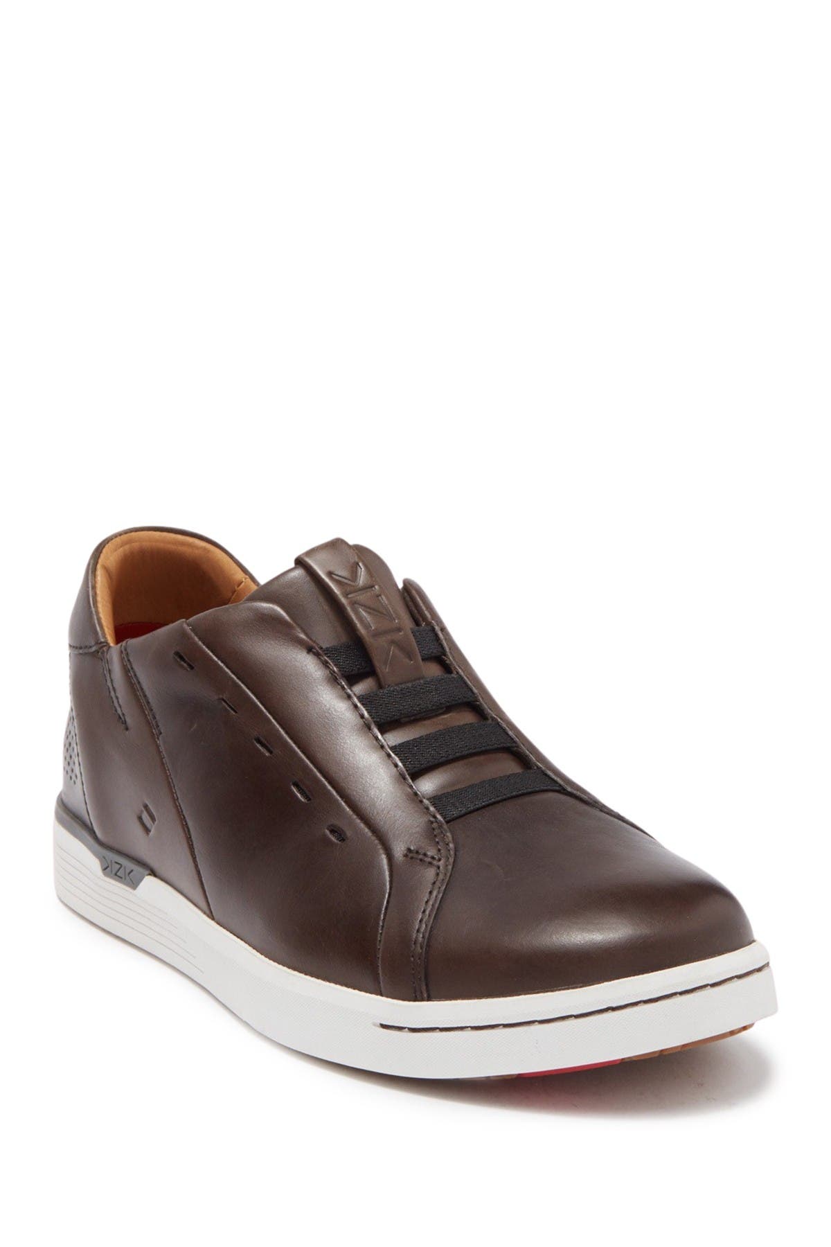 patent leather slip on sneakers