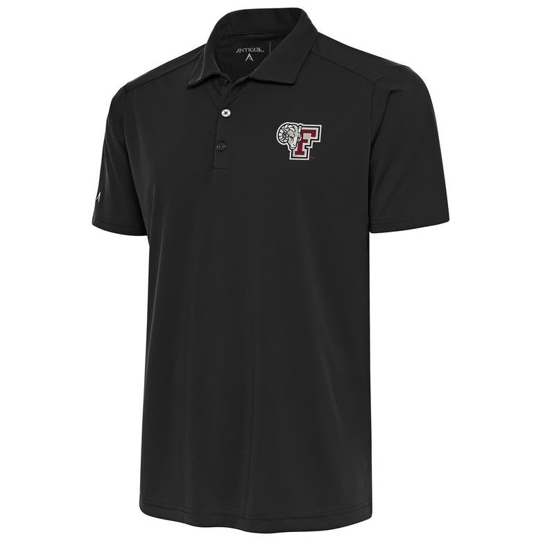 Shop Antigua Charcoal Fordham Rams Tribute Polo In Gray