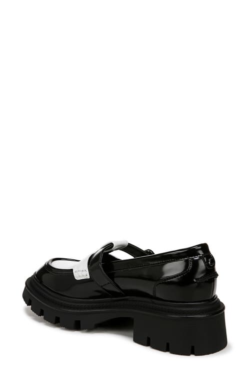 Shop Circus Ny By Sam Edelman Payson Lug Sole T-strap Mary Jane In Black/white