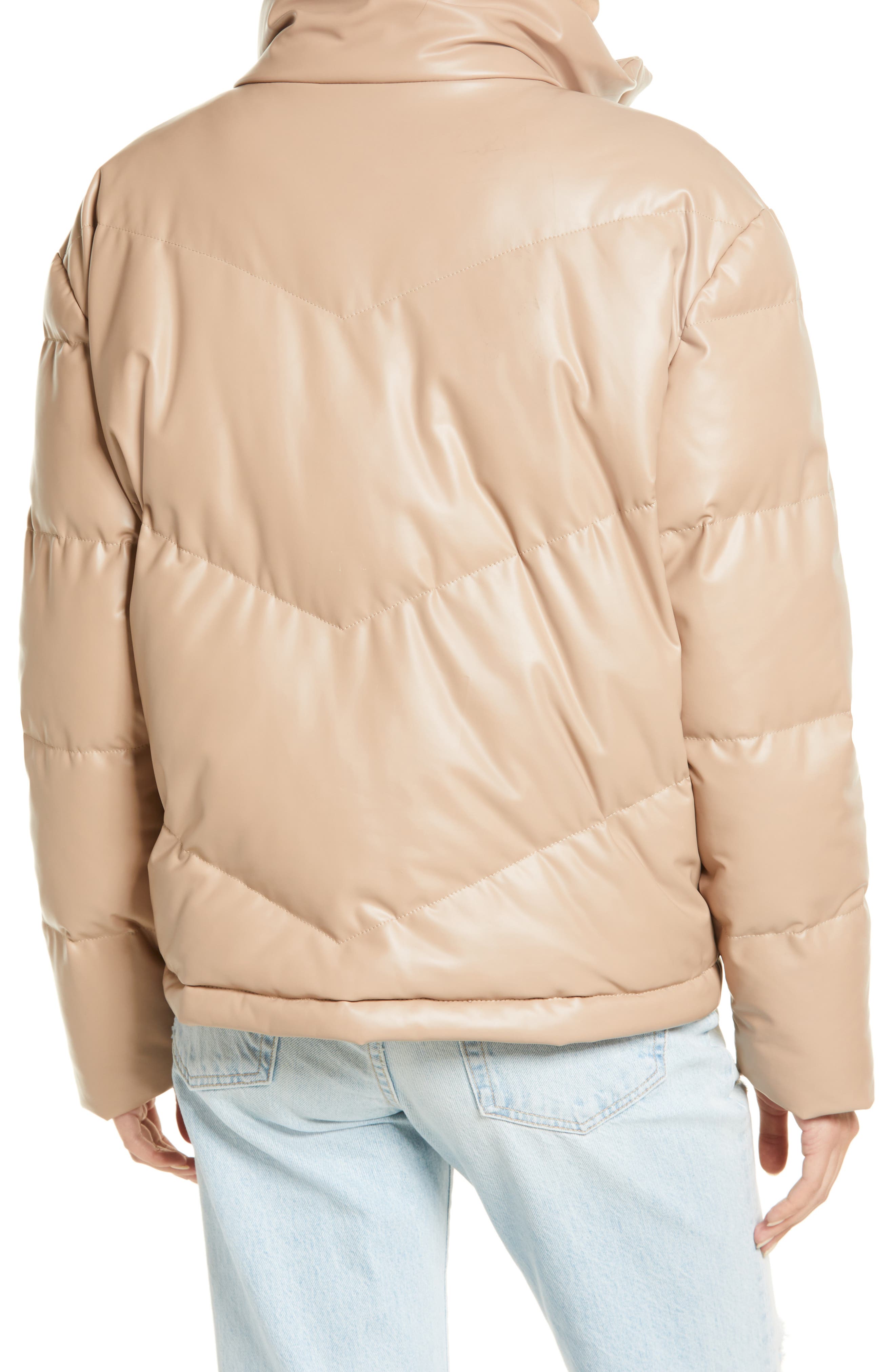 nine west cropped puffer jacket