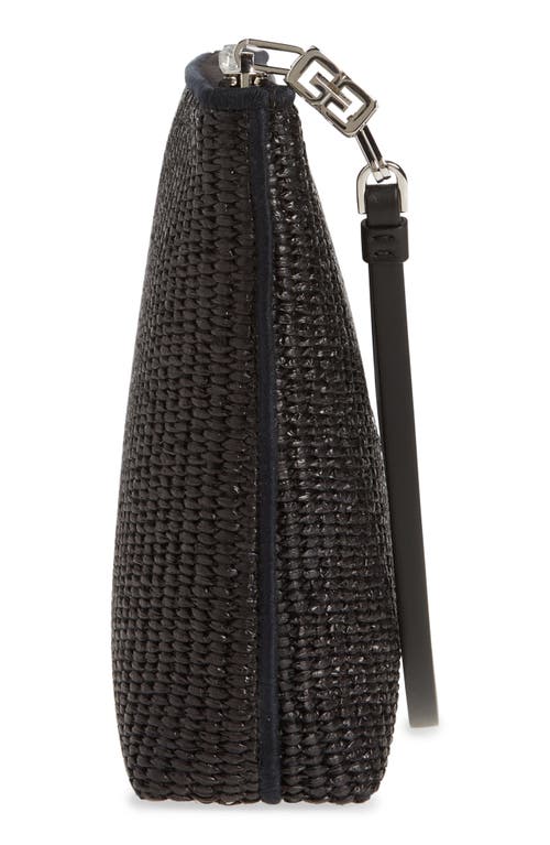 Givenchy Raffia Travel Pouch In Black