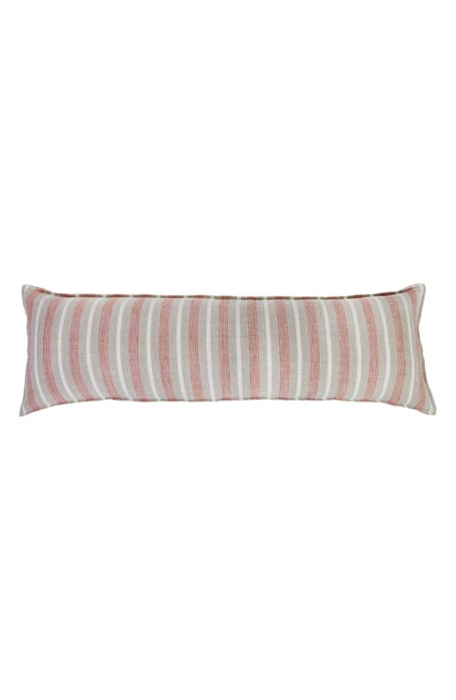 Pom Pom at Home Montecito Stripe Linen Body Pillow in Terra Cotta/natural at Nordstrom, Size 18X60