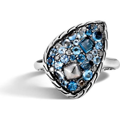John Hardy Classic Chain Small Stone Ring