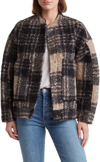 Plaid Print Jacket