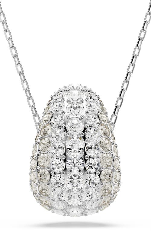 Shop Swarovski Sublima Pendant Necklace In Silver