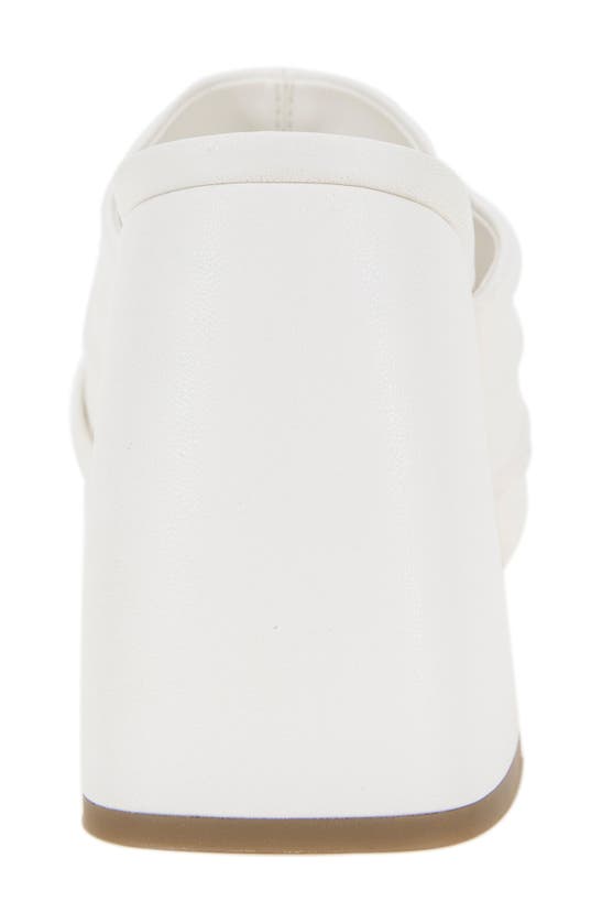 Kenneth Cole Anika Platform Sandal In Ecru Pu