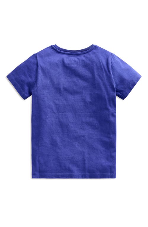 Shop Mini Boden Kids' Boating Dogs Appliquéd T-shirt In Blue Heron Dogs