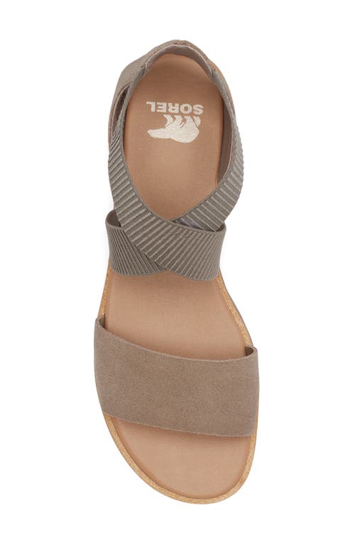 Sorel Ella Iii Sandal In Ash Brown/gum 2