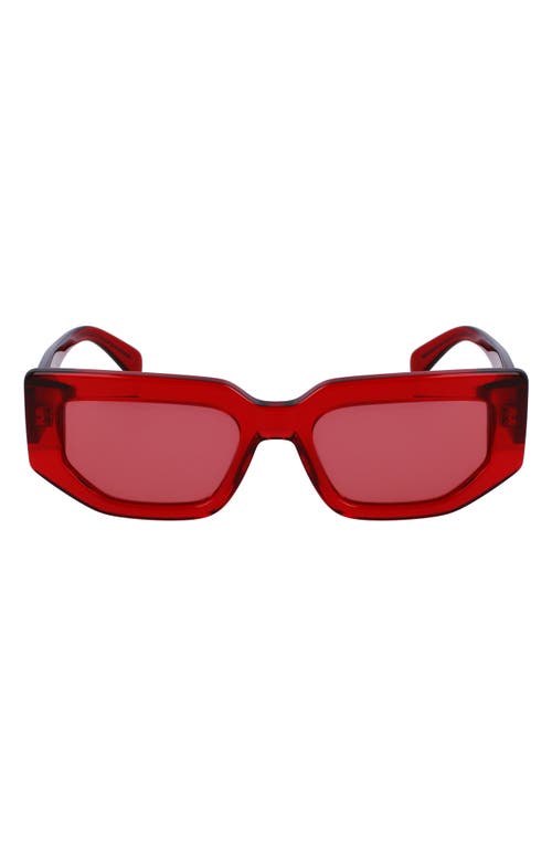 PAUL SMITH PAUL SMITH KENNET 54MM RECTANGULAR SUNGLASSES