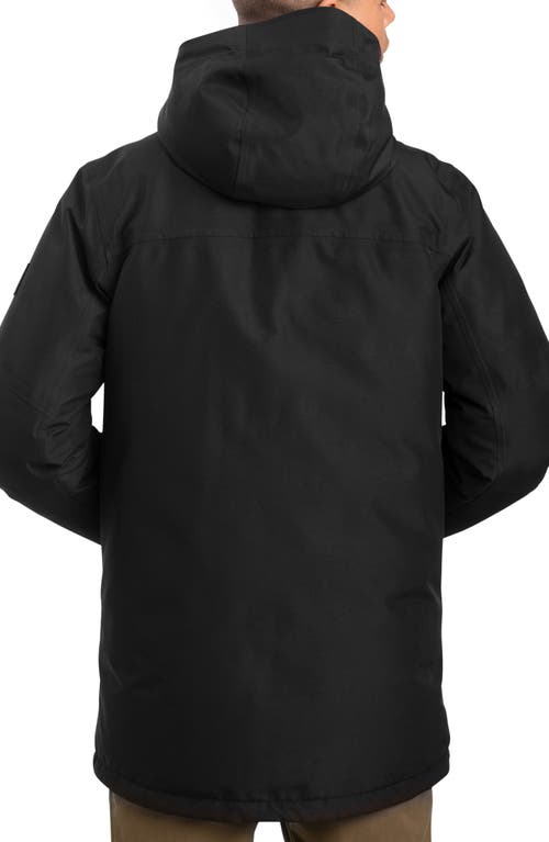 Shop Outdoor Research Stormcraft Waterproof 700 Fill Power Down Parka In Black