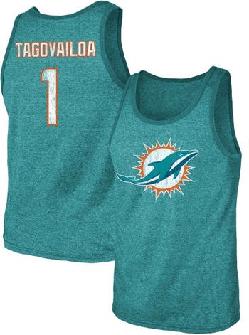 Tua Tagovailoa Miami Dolphins Nike Player Name & Number T-Shirt - Aqua