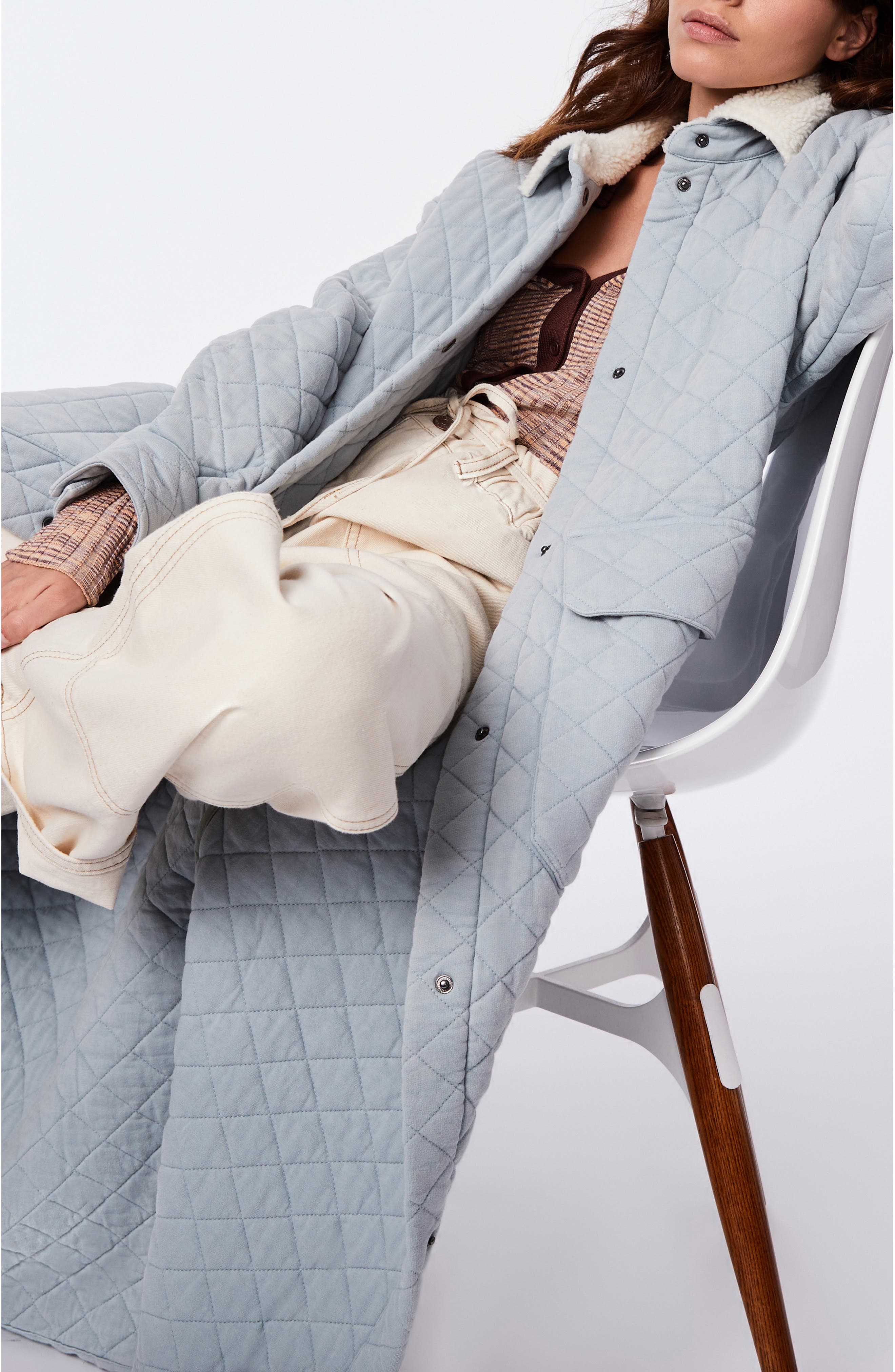 longline cotton jacket