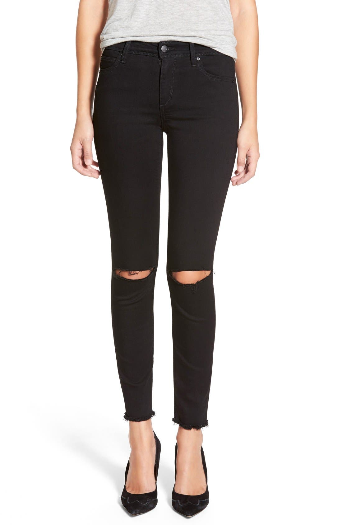 Joe's 'Flawless Finn' Destroyed Ankle Skinny Jeans (Regan) Nordstrom