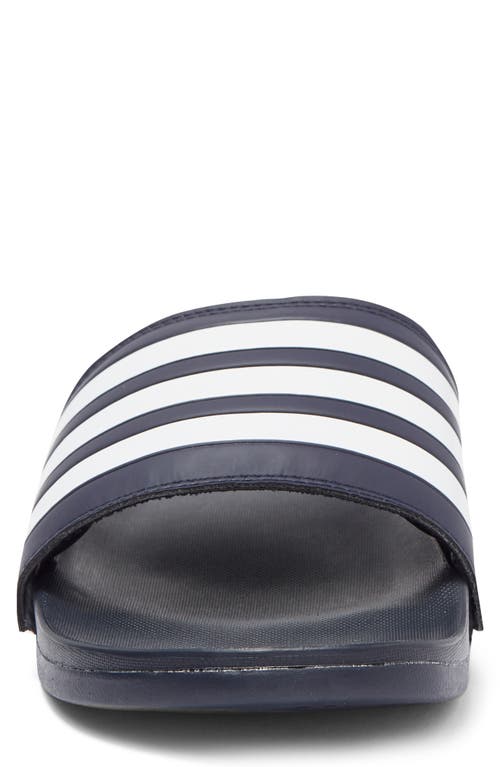 Adidas Originals Adidas Gender Inclusive Adilette Comfort Slide Sandal In Blue/white