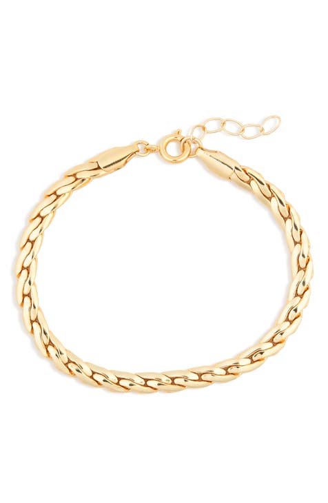Bold Serpentine Chain Bracelet