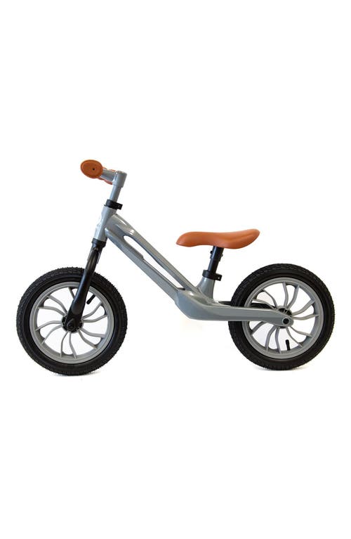 image Posh Baby & Kids Qplay Racer Balance Bike In Grey At Nordstrom