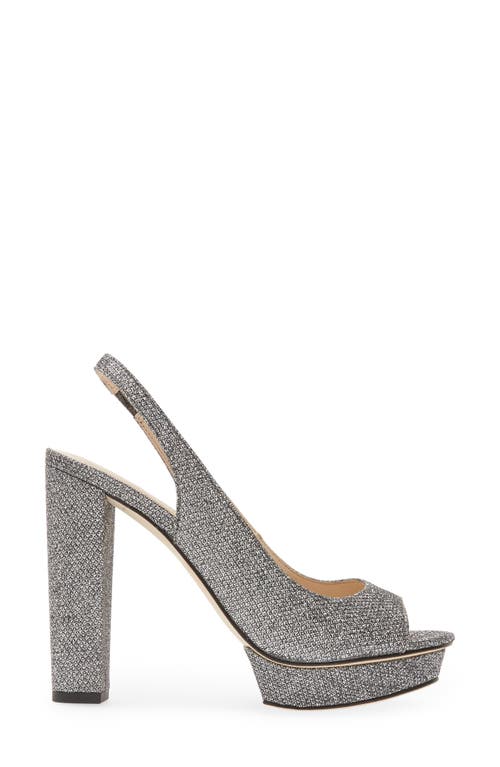 Pelle Moda Palma Slingback Sandal In Pewter